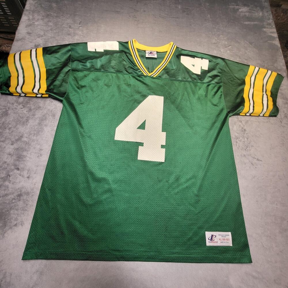 Vintage Green Bay Packers Jersey Mens XL NFL Football Brett Favre Logo Athletic